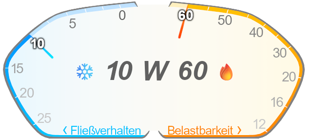 Viskosität Motoröl 10w60